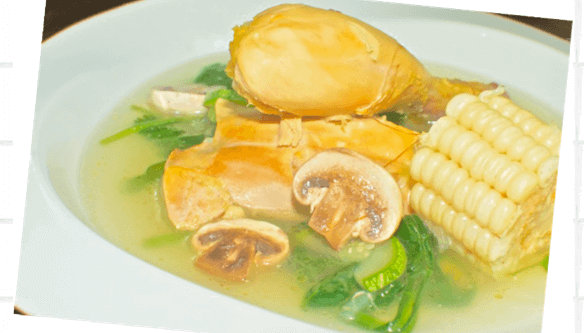 Sopa De Vegetales Con Pollo